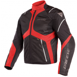 Dainese Μπουφάν Sauris D-Dry Black/Tour Red/Light Gray